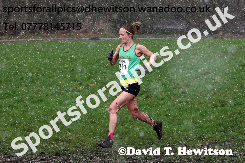 Senior womens Northern Cross Country Champs., Witton Park, Blackburn. Photo: David T. Hewitson/Sports for All Pics
